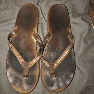 Swarovski crystal rainbow sandals